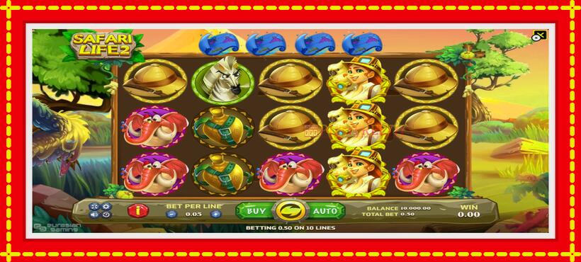 Slot machine Safari Life 2 with access to free game online, picture 2