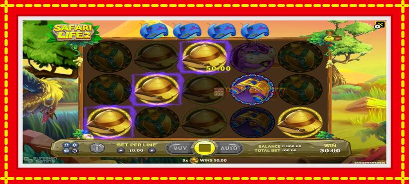 Slot machine Safari Life 2 with access to free game online, picture 3