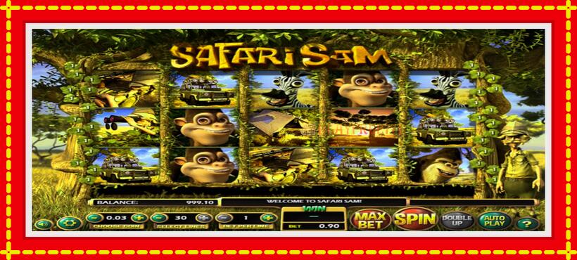 Slot machine Safari Sam with access to free game online, picture 2