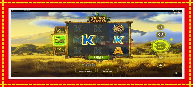 Slot machine Safari Simba with access to free game online, picture 3