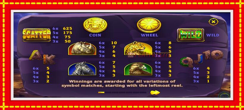 Slot machine Safari Ways Deluxe with access to free game online, picture 4