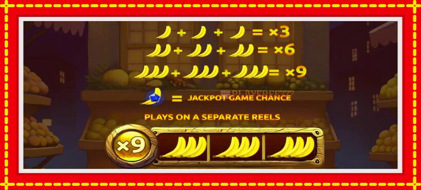 Slot machine Saint Bananas with access to free game online, picture 6