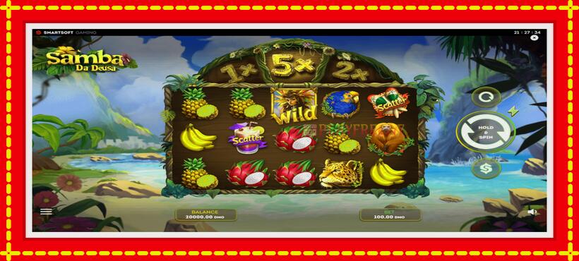 Slot machine Samba Da Deusa with access to free game online, picture 2