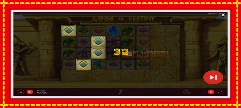 Slot machine Sands of Destiny with access to free game online, picture 3