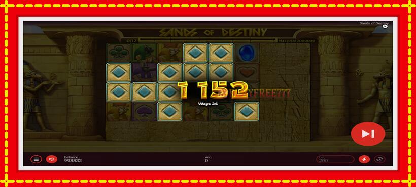 Slot machine Sands of Destiny with access to free game online, picture 4