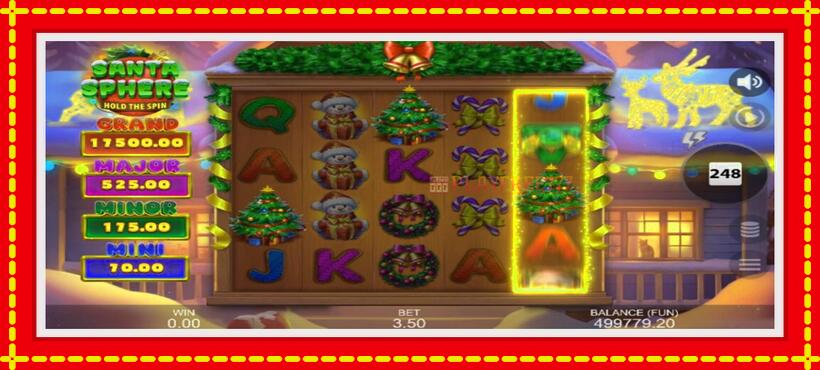 Slot machine Santa Sphere: Hold the Spin with access to free game online, picture 5