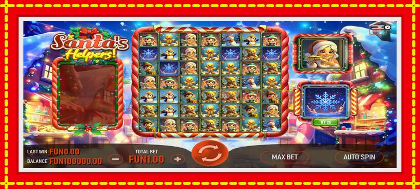 Slot machine Santas Helpers with access to free game online, picture 1