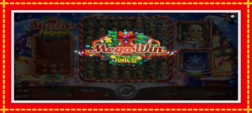 Slot machine Santas Helpers with access to free game online, picture 2