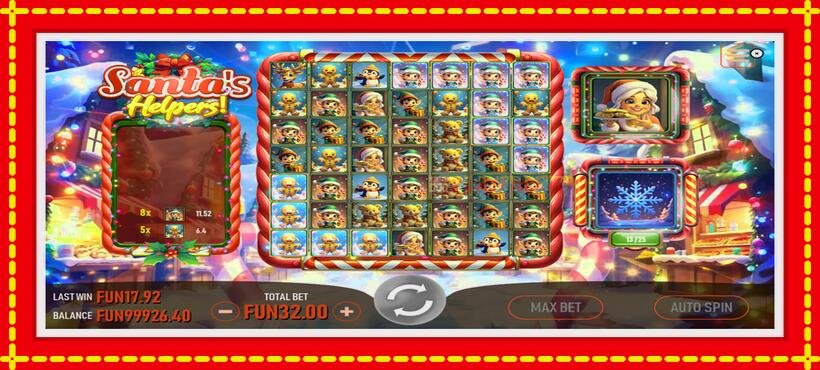 Slot machine Santas Helpers with access to free game online, picture 3