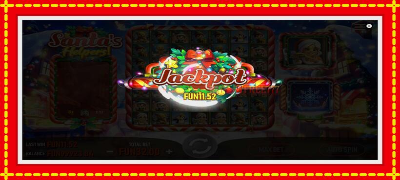 Slot machine Santas Helpers with access to free game online, picture 4