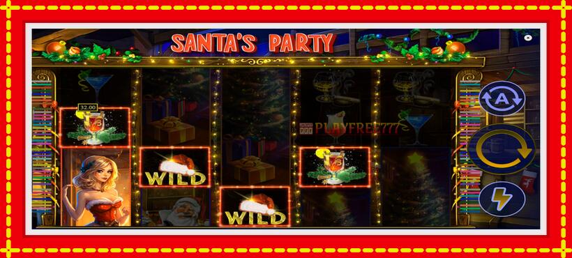 Slot machine Santas Party with access to free game online, picture 4