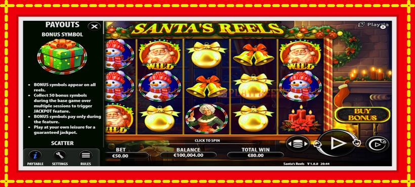 Slot machine Santas Reels with access to free game online, picture 5