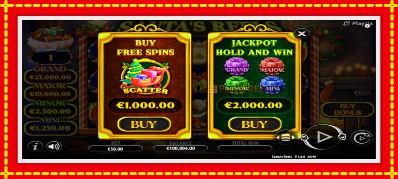 Slot machine Santas Reels with access to free game online, picture 7