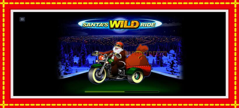 Slot machine Santas Wild Ride with access to free game online, picture 1