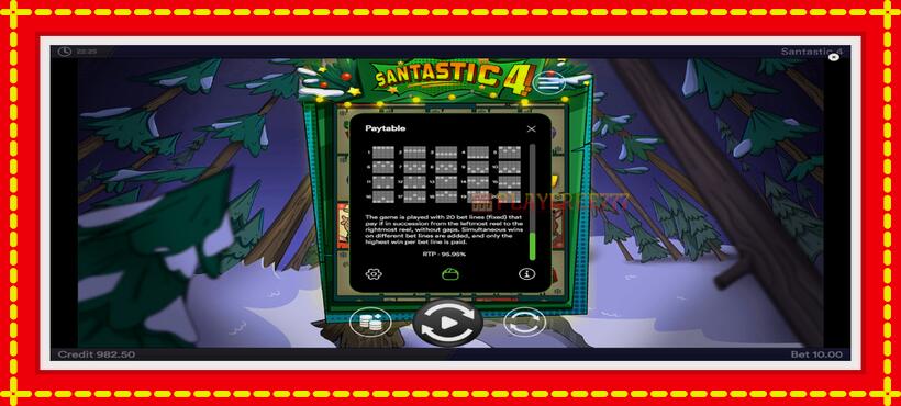 Slot machine Santastic 4 with access to free game online, picture 7