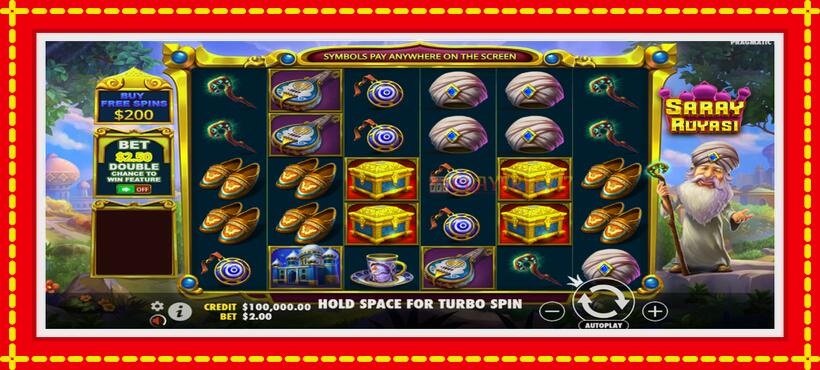 Slot machine Saray Ruyasi with access to free game online, picture 2