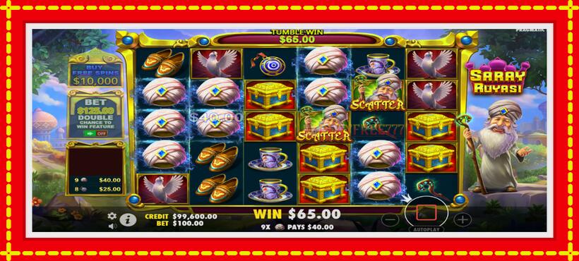 Slot machine Saray Ruyasi with access to free game online, picture 3