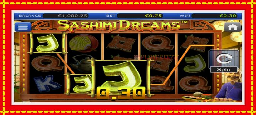 Slot machine Sashimi Dreams with access to free game online, picture 1