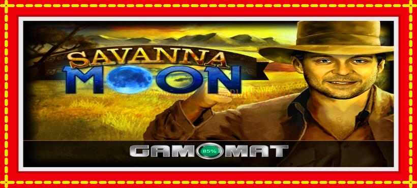 Slot machine Savanna Moon with access to free game online, picture 1