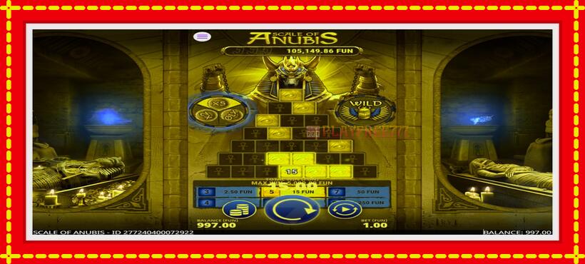 Slot machine Scale of Anubis with access to free game online, picture 3