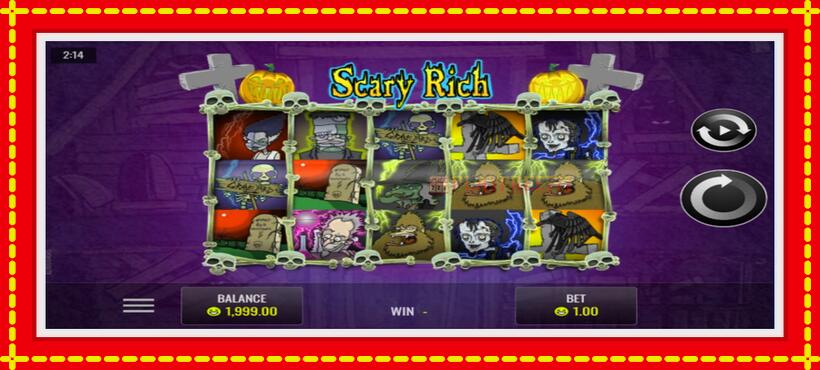 Slot machine Scary Rich with access to free game online, picture 1