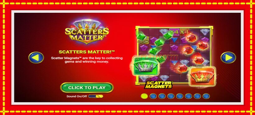 Slot machine Scatters Matter with access to free game online, picture 1