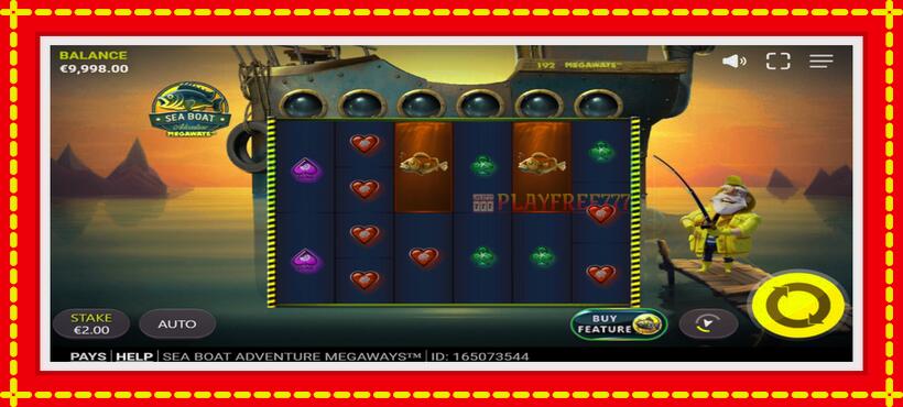 Slot machine Sea Boat Adventure Megaways with access to free game online, picture 2