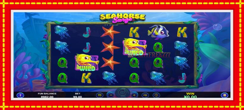 Slot machine Seahorse Surge with access to free game online, picture 2