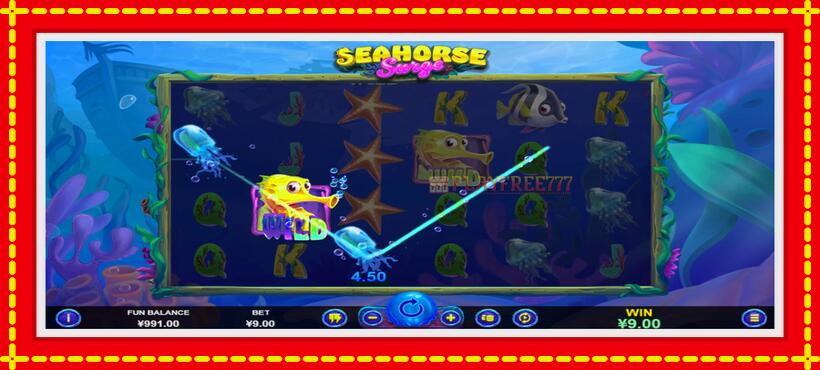 Slot machine Seahorse Surge with access to free game online, picture 3