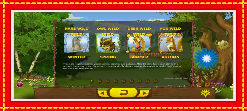 Slot machine Seasons with access to free game online, picture 6