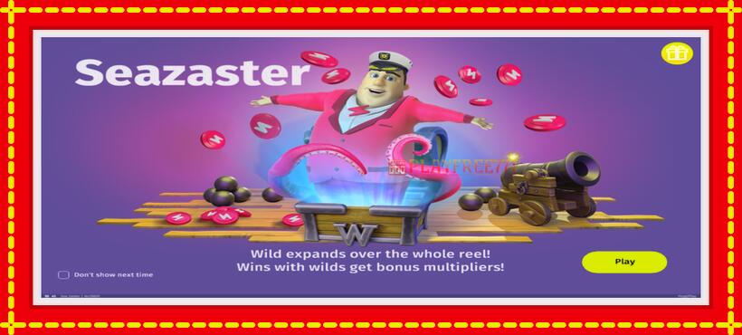 Slot machine Seazaster with access to free game online, picture 1