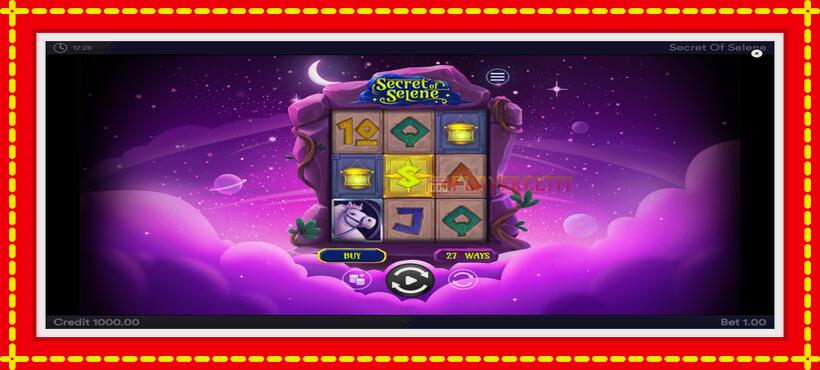 Slot machine Secret of Selene with access to free game online, picture 2