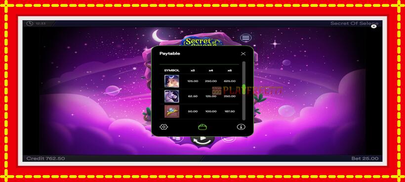 Slot machine Secret of Selene with access to free game online, picture 5