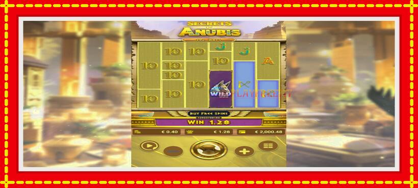 Slot machine Secrets of Anubis with access to free game online, picture 2