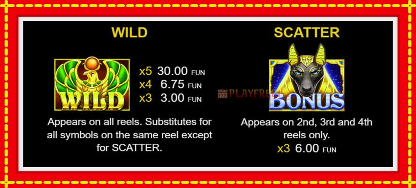 Slot machine Secrets of Cairo with access to free game online, picture 3