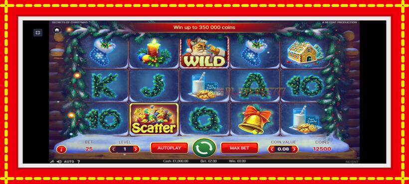 Slot machine Secrets of Christmas with access to free game online, picture 2