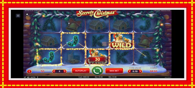 Slot machine Secrets of Christmas with access to free game online, picture 3