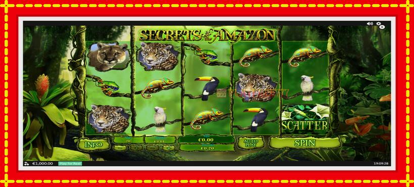 Slot machine Secrets of the Amazon with access to free game online, picture 1