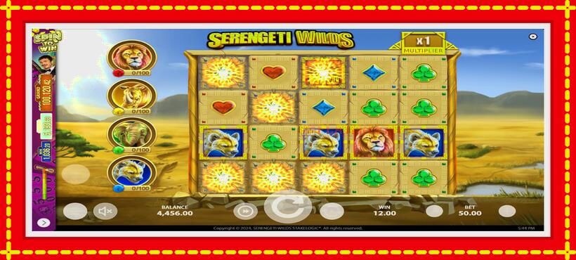 Slot machine Serengeti Wilds with access to free game online, picture 3