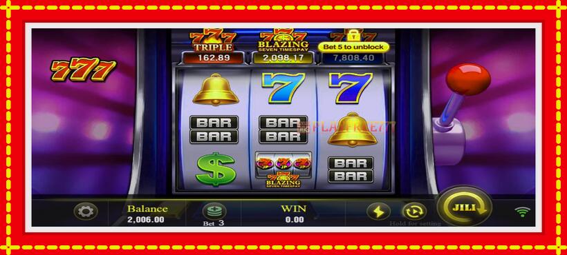 Slot machine Seven Seven Seven with access to free game online, picture 4