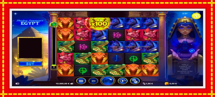 Slot machine Shadow Summoner Egypt with access to free game online, picture 1