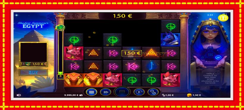 Slot machine Shadow Summoner Egypt with access to free game online, picture 2