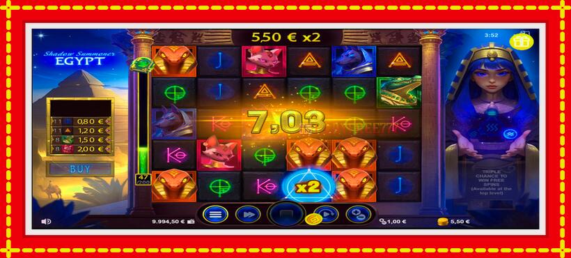 Slot machine Shadow Summoner Egypt with access to free game online, picture 5