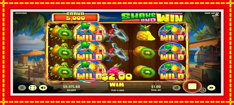 Slot machine Shake and Win with access to free game online, picture 5