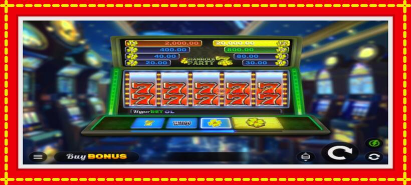 Slot machine Shamrock Party 7s with access to free game online, picture 1