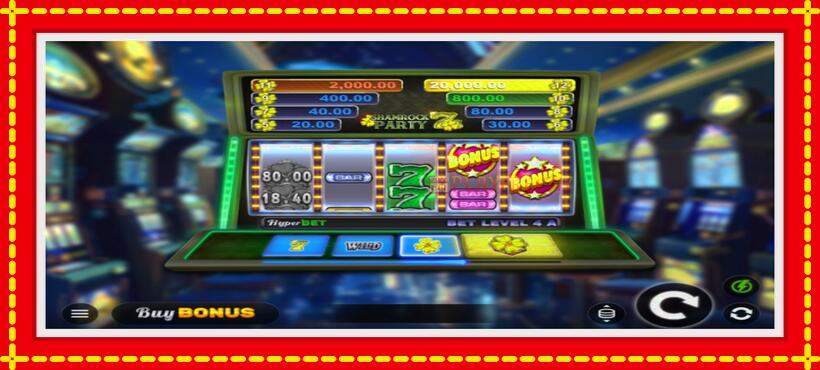 Slot machine Shamrock Party 7s with access to free game online, picture 2