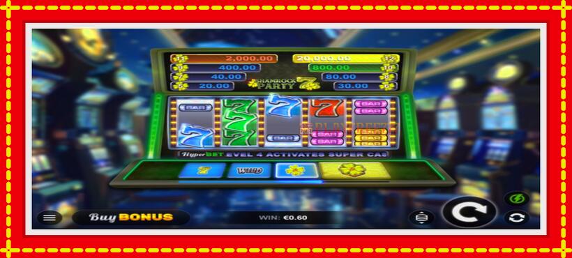 Slot machine Shamrock Party 7s with access to free game online, picture 3