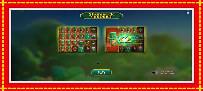 Slot machine Shamrock Surprise with access to free game online, picture 1