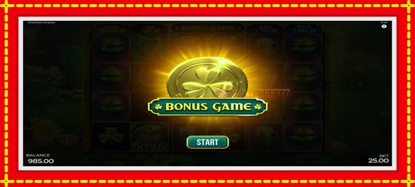 Slot machine Shamrock Surprise with access to free game online, picture 4