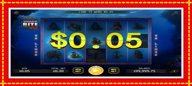 Slot machine Shark Bite with access to free game online, picture 2